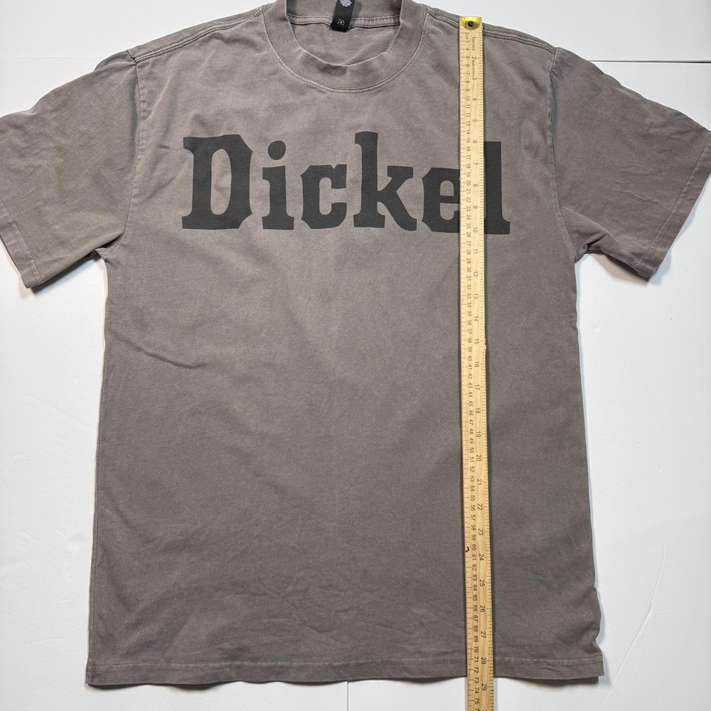 Dickel Whiskey Shirt‎ Mens Medium Gray Heavy Faded Promo Tee Ascolour Casual - Picture 4 of 6